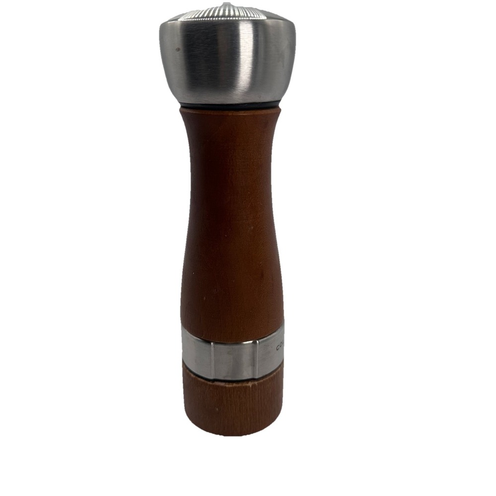 COLE & MASON Oldbury Wood Salt Grinder - Gourmet Mills Wooden Steel Gourmand 7.5